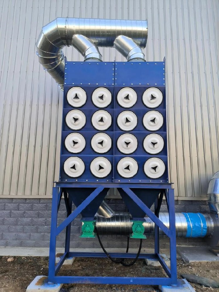 斜插式滤筒除尘器安装