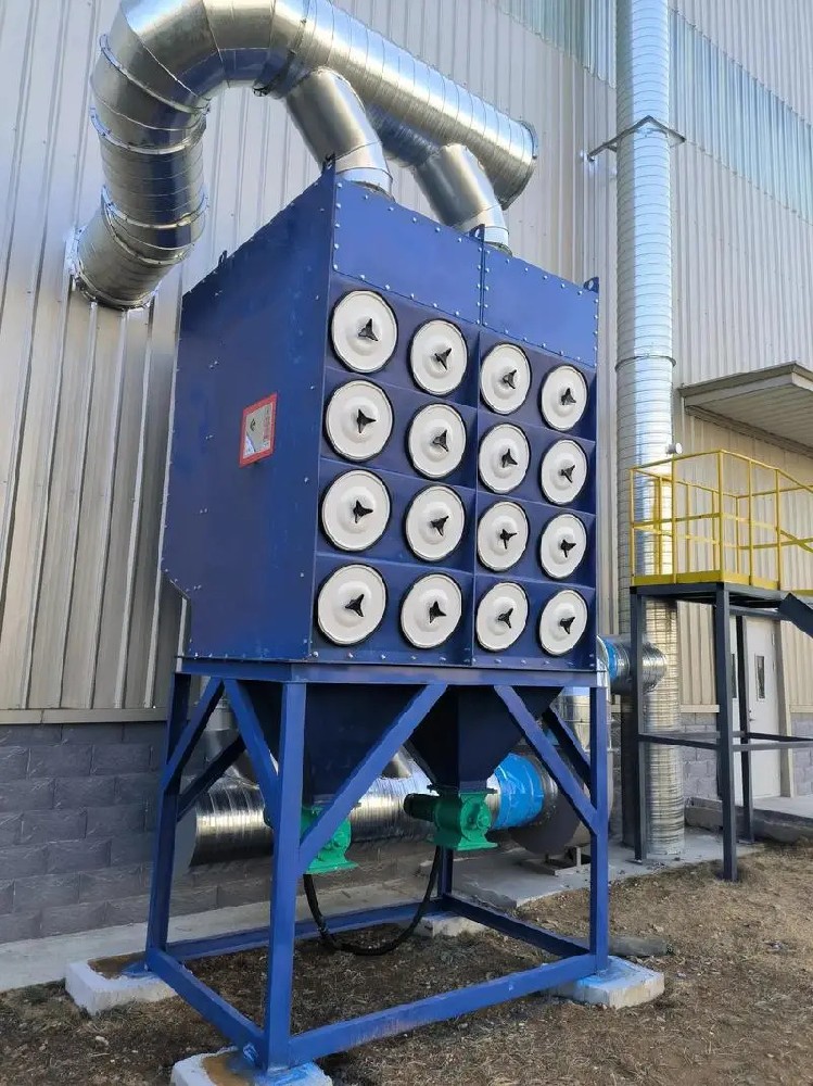 斜插式滤筒除尘器