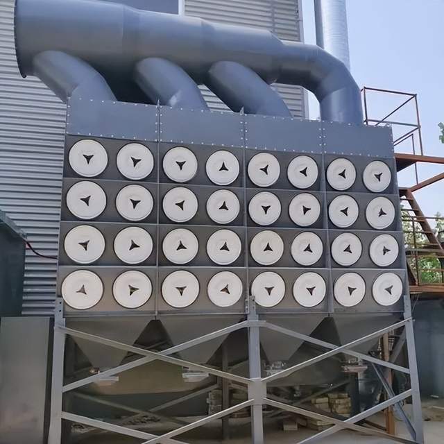 新型斜插式滤筒除尘器
